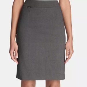Calvin Klein Charcoal Pencil Skirt Sz 2